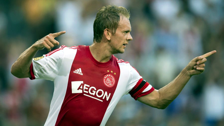 Siem de Jong &eacute; o capit&atilde;o do Ajax e, sem Erikssen, o seu principal jogador
