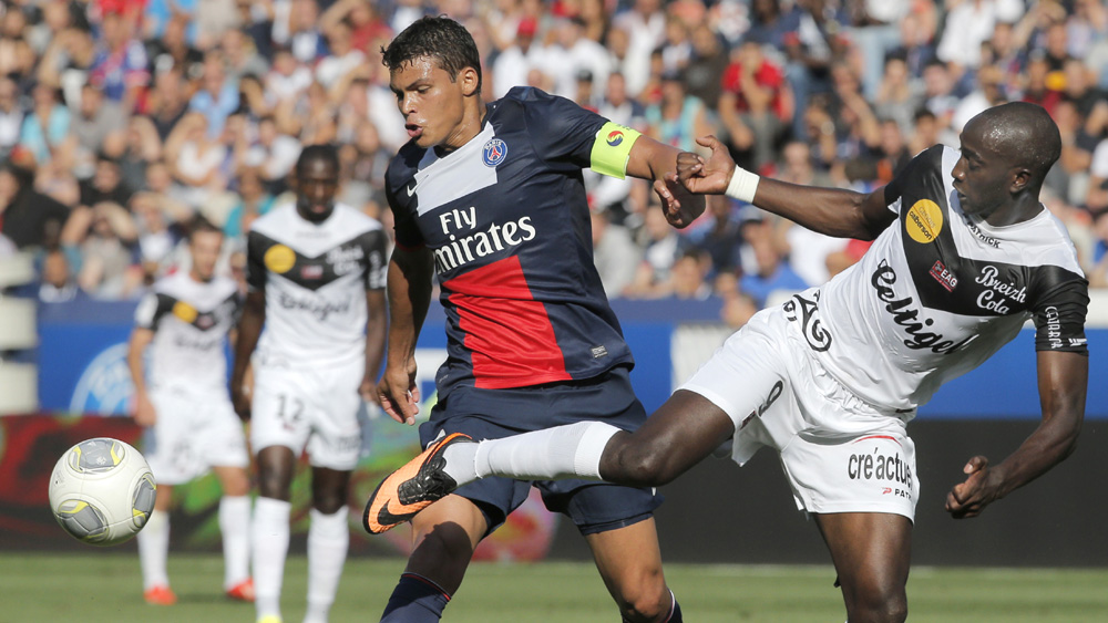 A zaga do PSG est&aacute; nua sem Thiago Silva