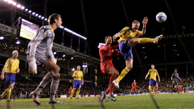 SWEDEN PORTUGAL WORLD CUP SOCCER