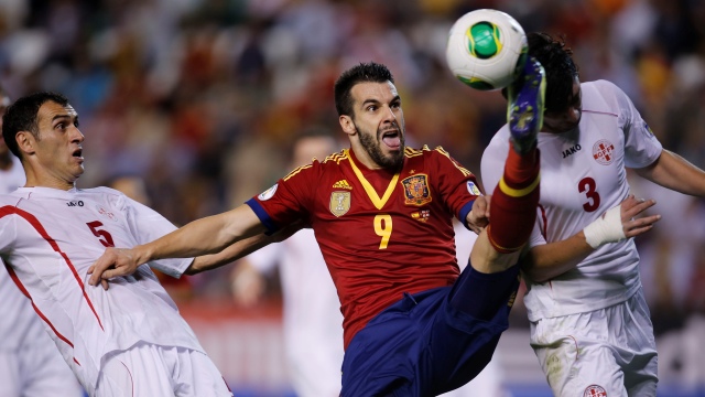 Negredo &eacute; uma alternativa que ganha espa&ccedil;o na Espanha (AP Photo/Fernando Bustamante)