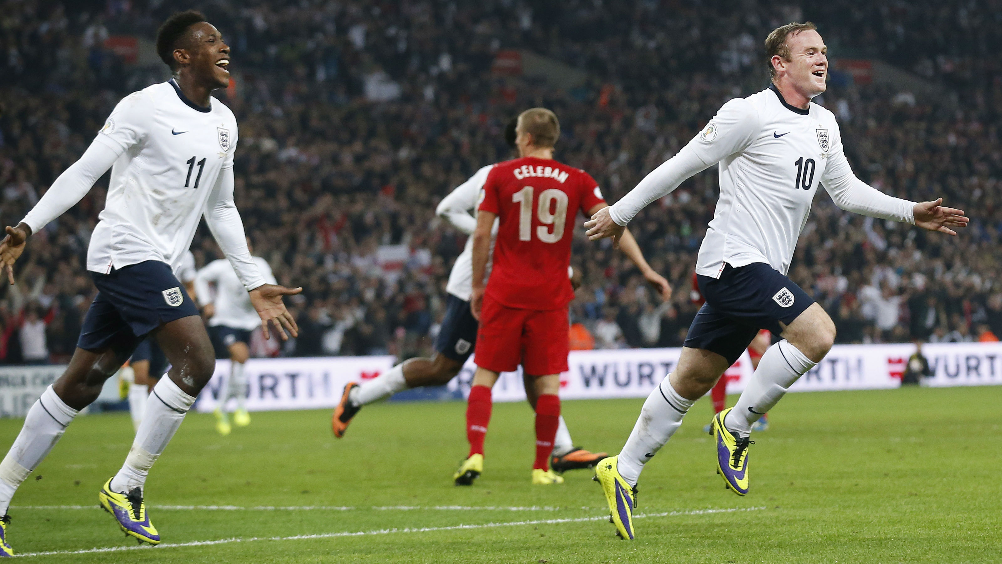 Nova geração já toma conta da seleção inglesa