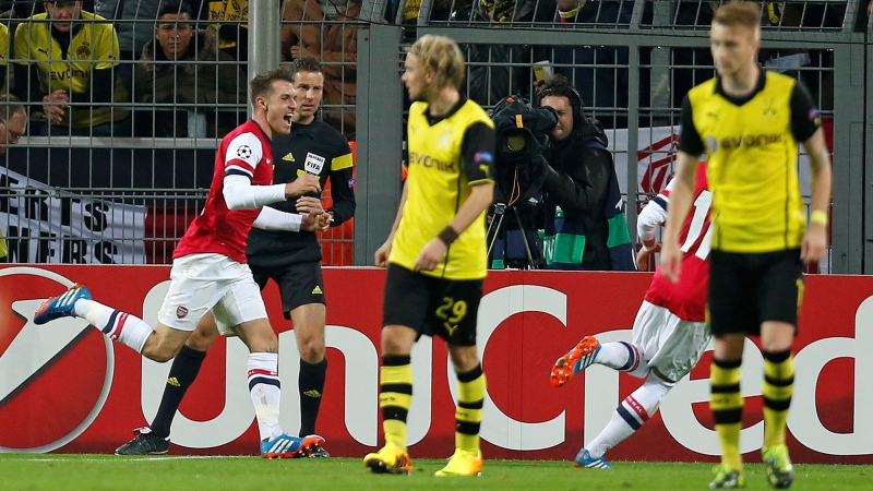 Sangue frio do Arsenal coloca o Dortmund sob press&atilde;o