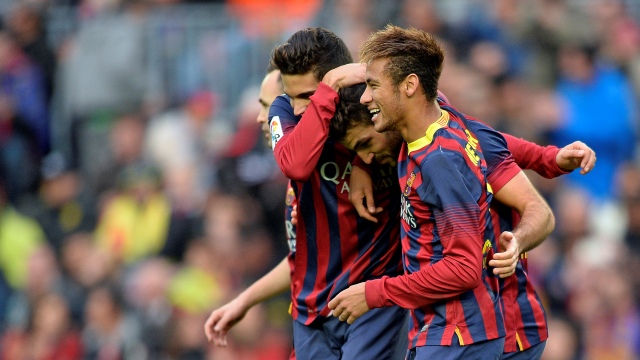 Al&eacute;m de golear, Bar&ccedil;a resolveu humilhar o Granada nos dribles