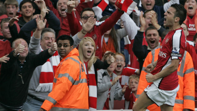 O amor de F&agrave;bregas pelo Arsenal parece n&atilde;o ter limites