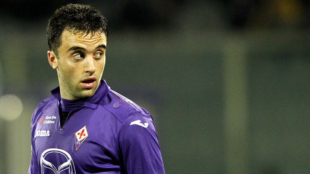 Giuseppe Rossi &eacute; o destaque da Fiorentina (AP Photo/Fabrizio Giovannozzi)