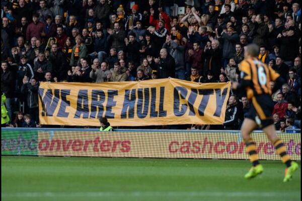 A inofensiva faixa do Hull City