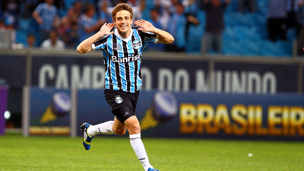 Maxi Rodr&iacute;guez foi o grande destaque do Gr&ecirc;mio no jogo (Foto: Gremio.net)