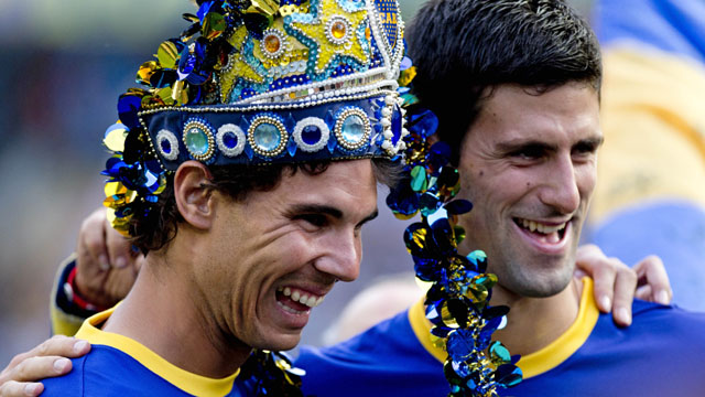 Nadal domina confronto direto com Djokovic no t&ecirc;nis. E nos p&ecirc;naltis?