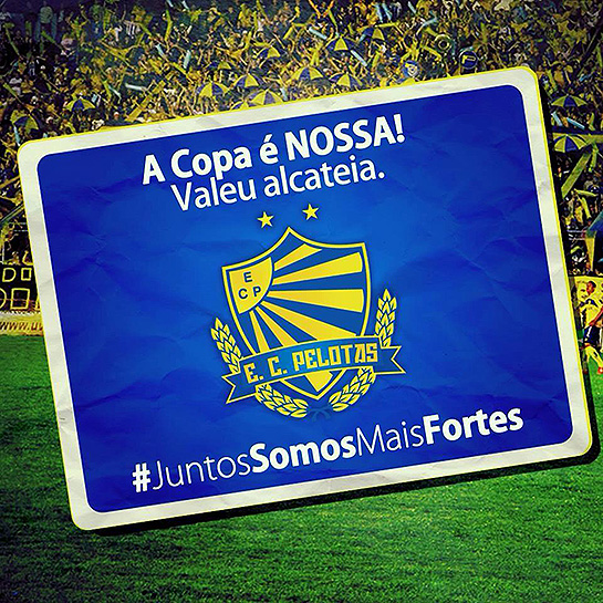 Site do Pelotas comemora o t&iacute;tulo (Divulga&ccedil;&atilde;o)