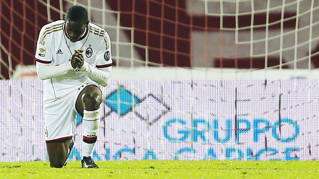 Nem o melhor de Balotelli &eacute; o bastante para o Milan engrenar