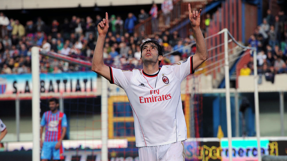 Kaká é o líder da semana de recuperação do Milan