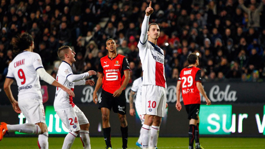 Ibrahimovic: 27 gols em 26 jogos na temporada (Foto: divulga&ccedil;&atilde;o/PSG)