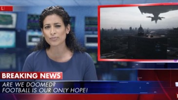 O futebol vai salvar o mundo de um ataque alienígena?