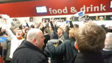 O Coventry foi goleado, mas os torcedores se divertiram na viagem para o Emirates