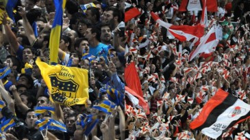 Não valia nada, mas o Boca x River deste sábado entrou para o Guinness pela festa das torcidas