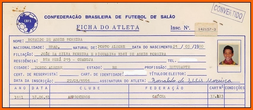 10-Ronaldinho 1991