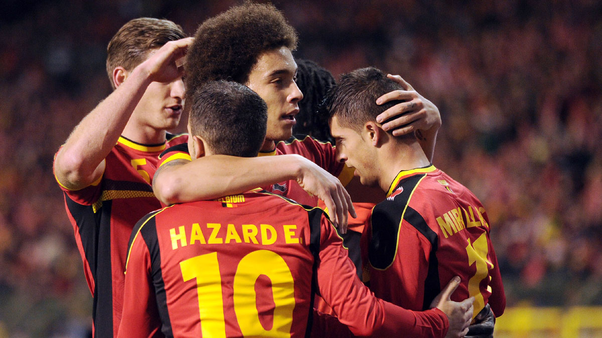 B&eacute;lgica pode ser uma das surpresas (AP Photo/Geert Vanden Wijngaert)