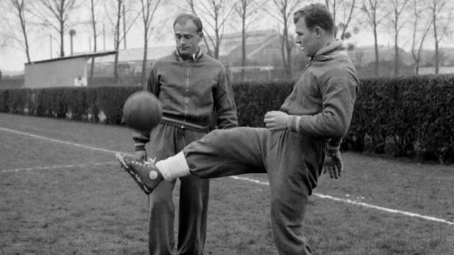 Alfredo di Stefano e Laszlo Kubala