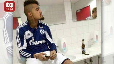 Impossível ser mais desencanado que Kevin-Prince Boateng nessa foto