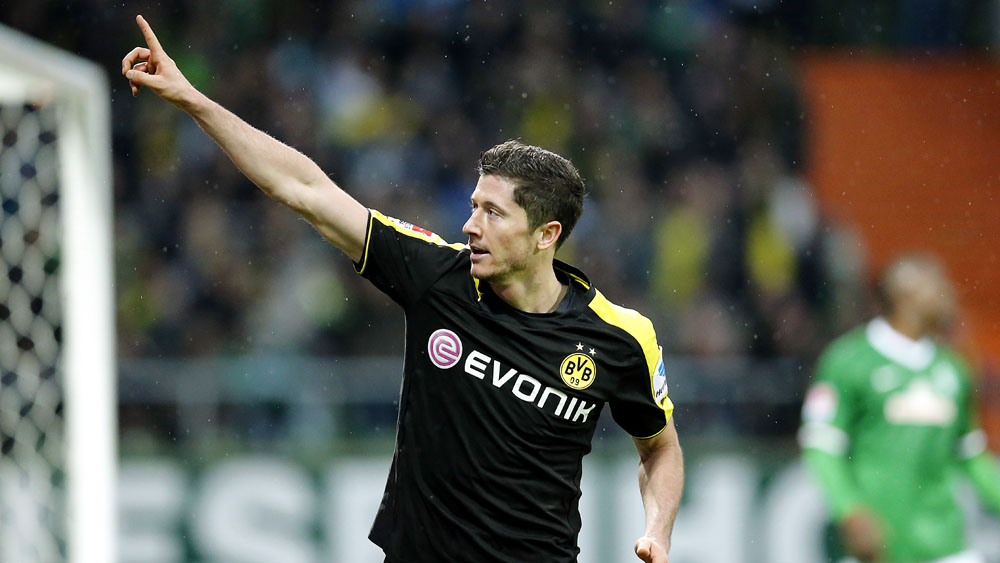 Lewandowski recuperou a boa forma e vem marcando gols importantes (AP Photo/Frank Augstein)