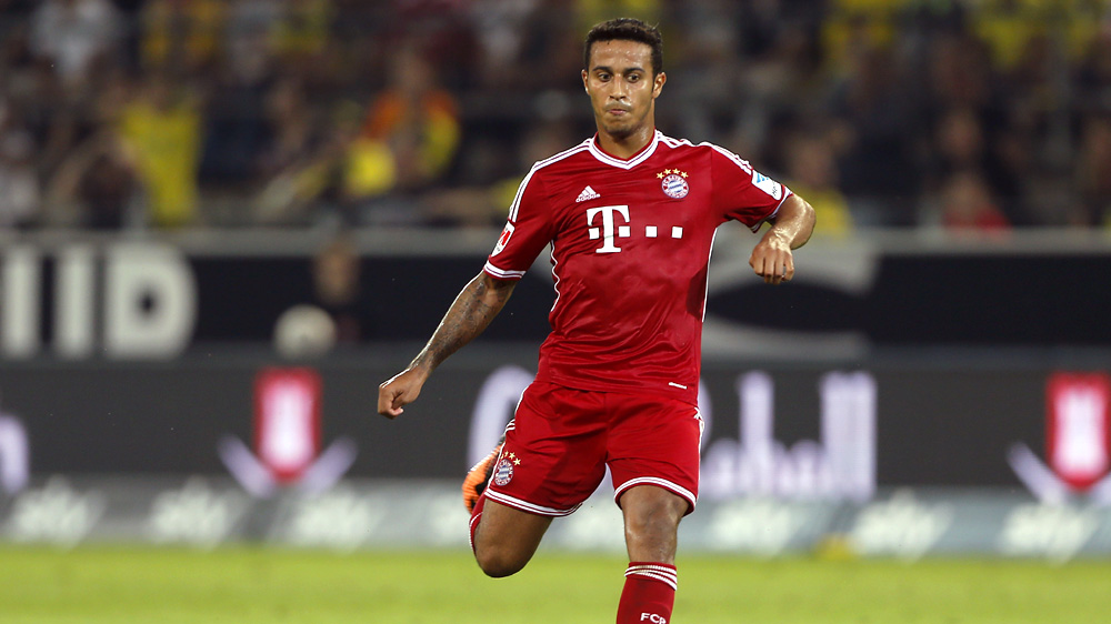 Thiago parece ter deixado a desconfian&ccedil;a para tr&aacute;s no Bayern