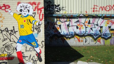 Quando arte de rua e futebol se misturam, o resultado pode ser magnifíco