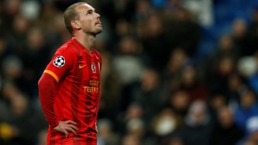 Parece que o clima de Sneijder no Galatasaray não anda muito bom