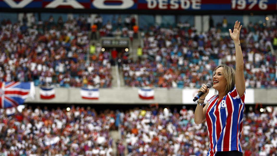 A Fonte Nova inaugurou com shows da Claudia Leitte e da Ivete Sangalo