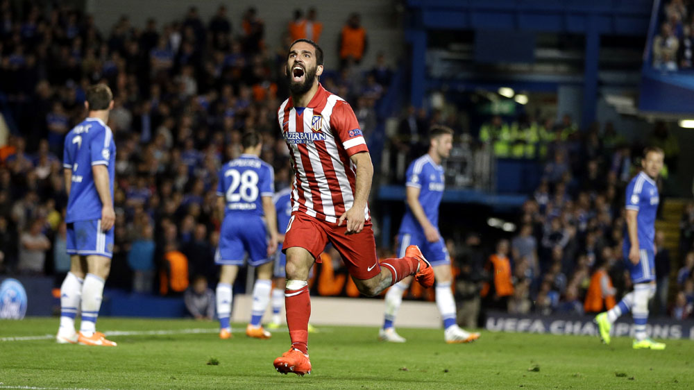 Arda Turan, do Atl&eacute;tico de Madrid (AP Photo/Kirsty Wigglesworth)