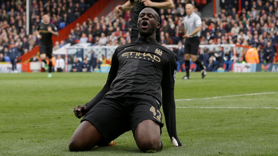 Yay&aacute; Tour&eacute;, do Manchester City (AP Photo/Kirsty Wigglesworth)