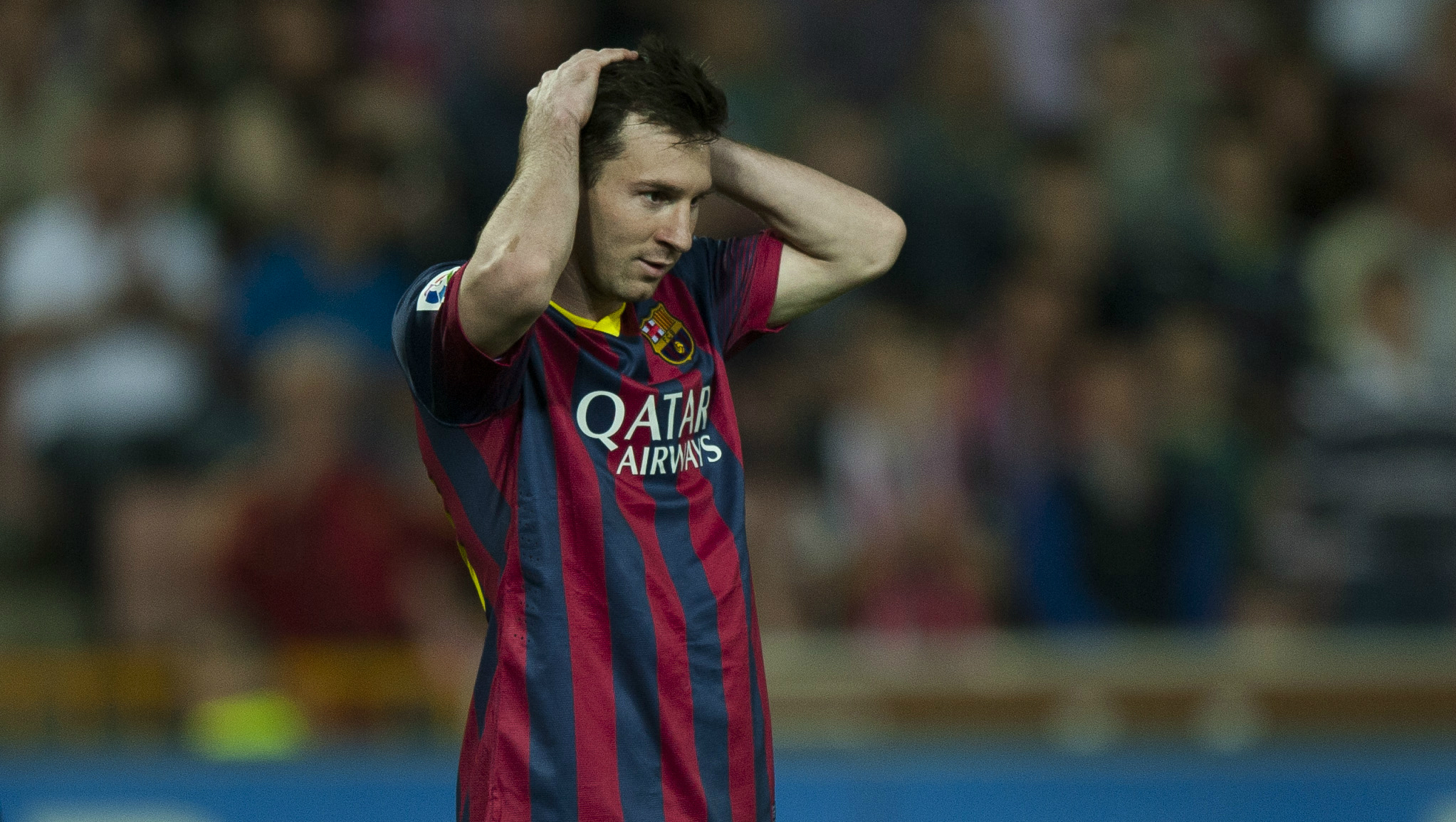 Desespero do Bar&ccedil;a no ataque foi de quem sente a temporada escorrendo pelos dedos