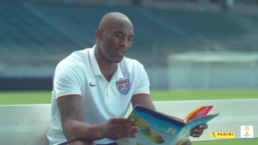 Até Kobe Bryant passou a colecionar o álbum da Copa