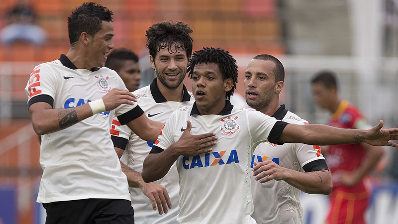 Romarinho &eacute; um dos atacantes do Corinthians para a temporada (Foto: Daniel Augusto Jr. / Ag. Corinthians)