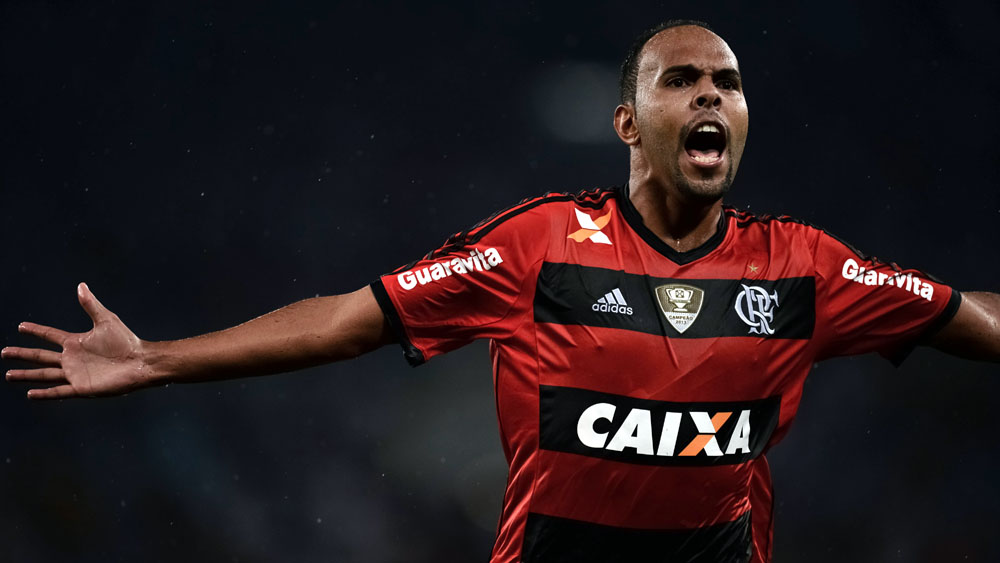 Alecsandro, atacante do Flamengo no Brasileir&atilde;o (Foto: Jorge Rodrigues/Trivela)
