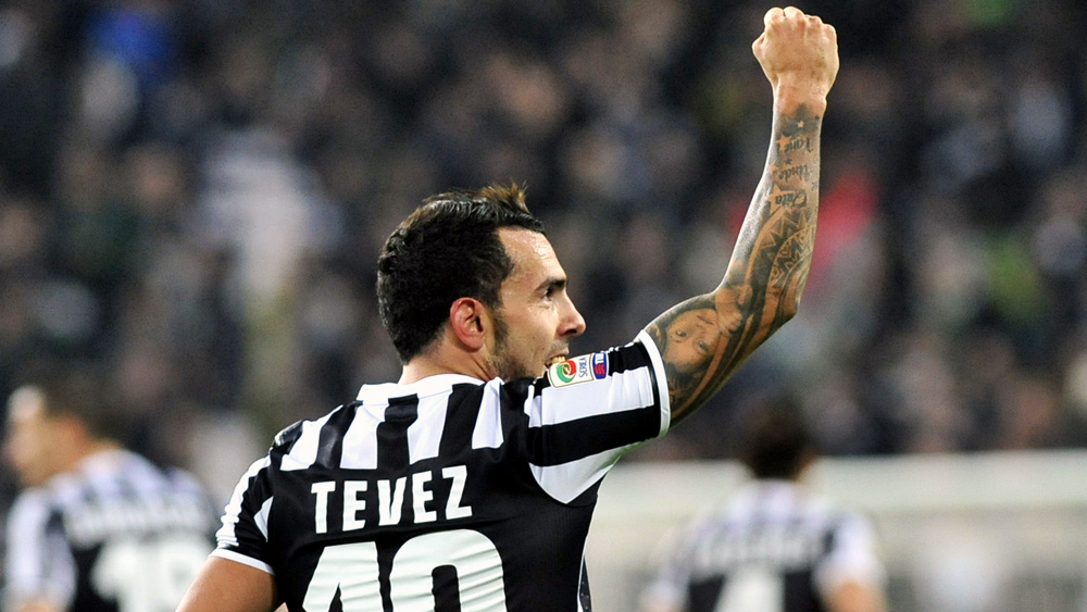 Tevez foi o artilheiro da Juventus (AP Photo/Massimo Pinca)