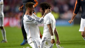 Veja a festa dos jogadores do Real Madrid em campo depois de conquistar a Liga dos Campeões
