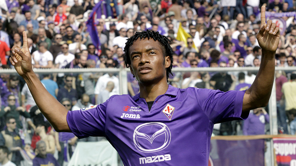 Cuadrado fez grande temporada pela Fiorentina (AP Photo/Fabrizio Giovannozzi)