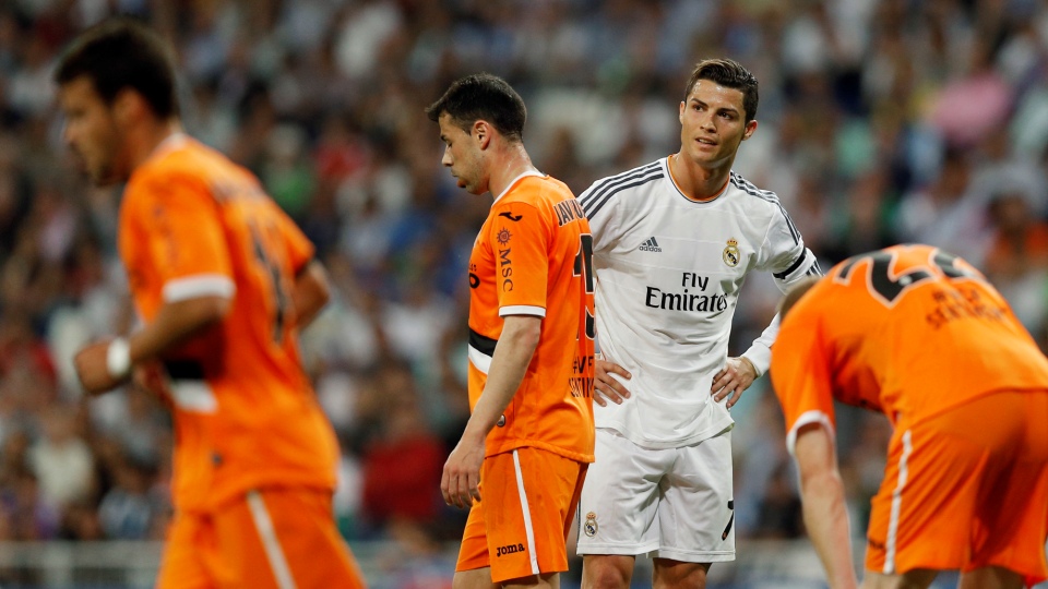 O gola&ccedil;o de Ronaldo superou a muralha de Diego Alves, mas n&atilde;o foi o suficiente ao Real