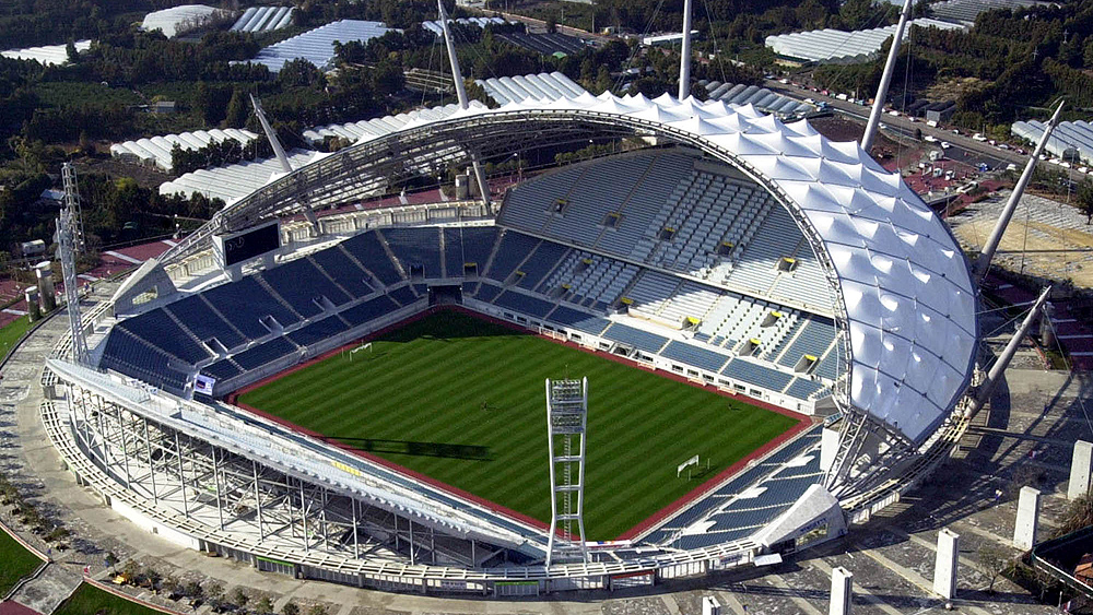 Vista do Jeju World Cup Stadium, em Seogwipo (AP Photo/Yonhap) 