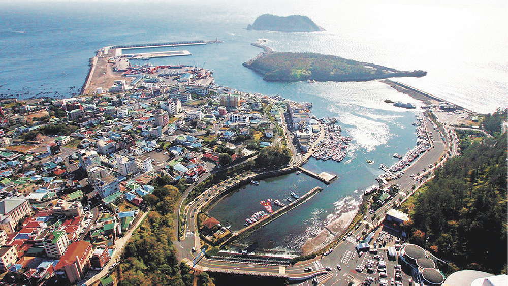 Vista a&eacute;rea de Seogwipo