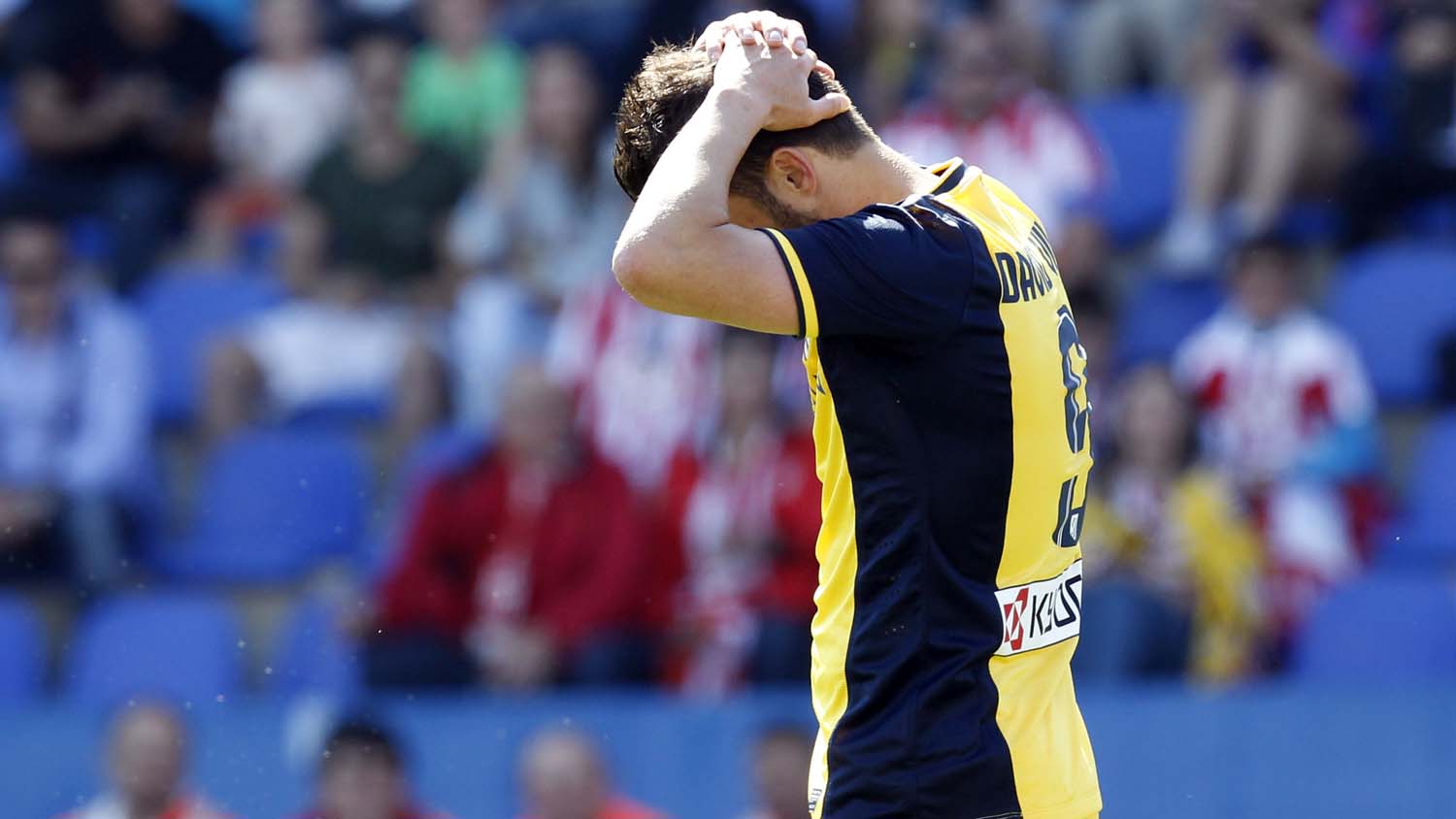 David Villa, atacante do Atl&eacute;tico de Madrid (Foto: AP)