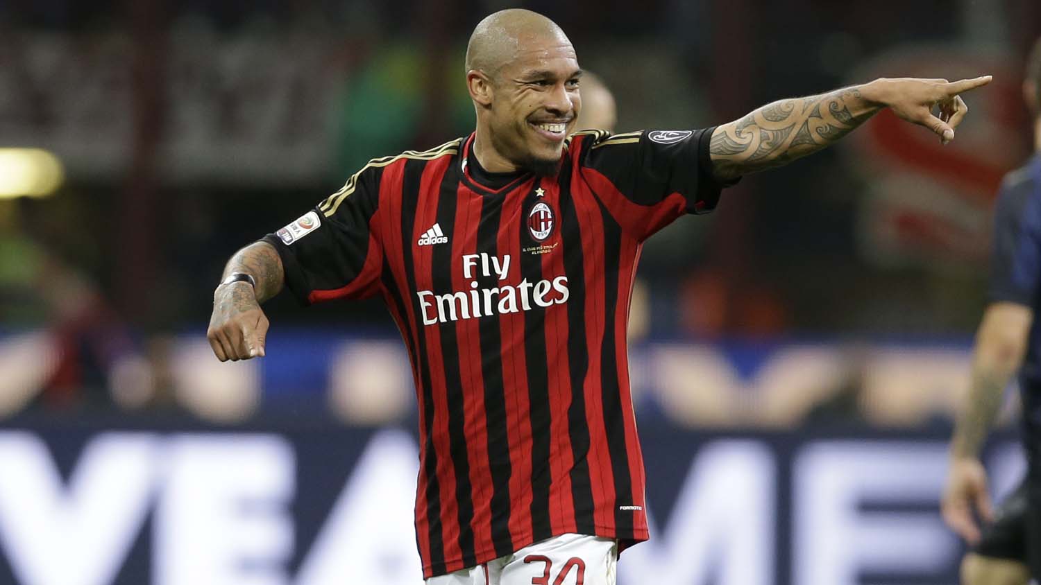 Nigel De Jong, do Milan (Foto: AP)
