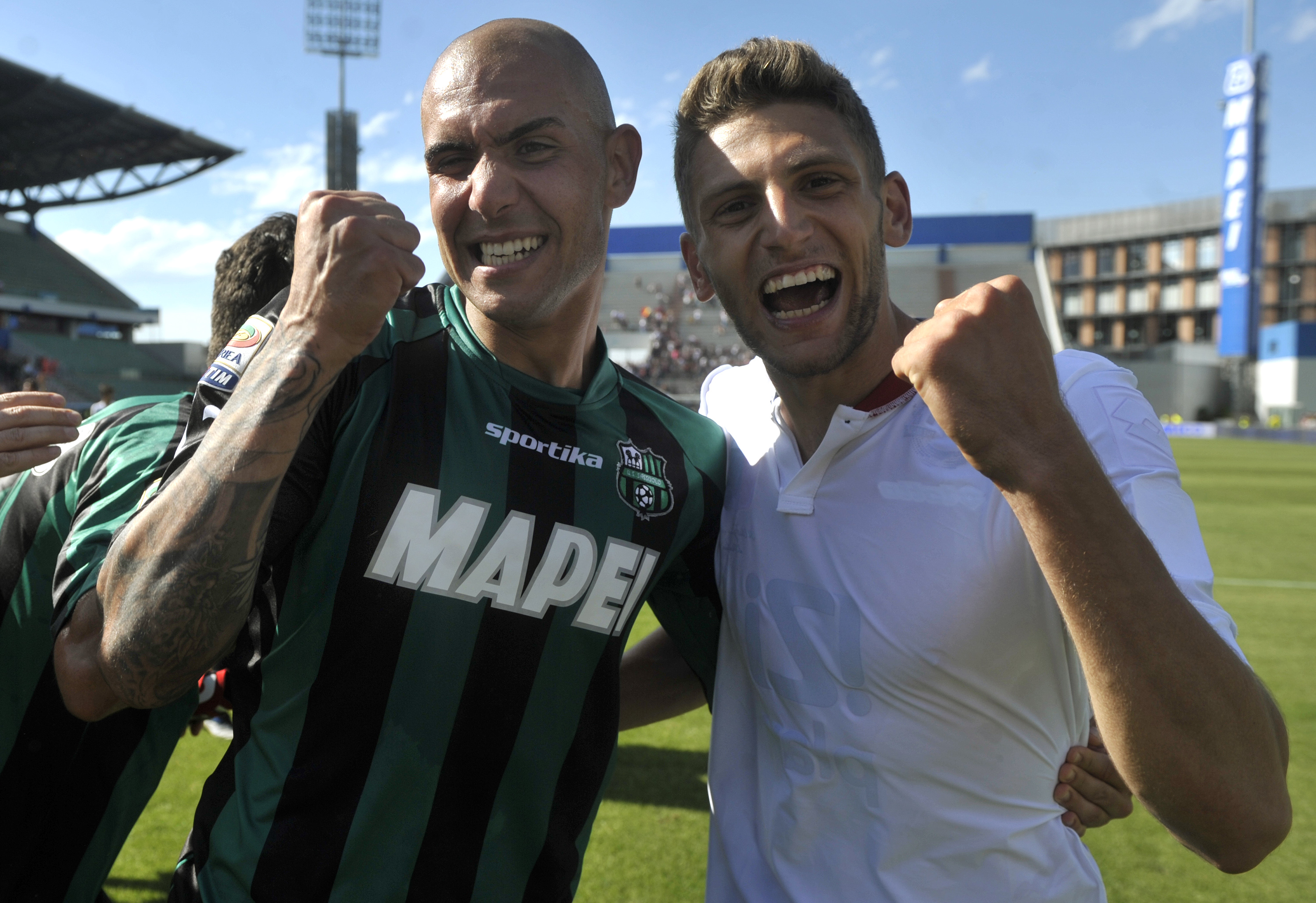 Domenico Berardi foi artilheiro e craque do Sassuolo (Foto: AP)