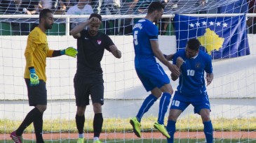 O Kosovo foi goleado, mas fez o primeiro gol da sua história independente