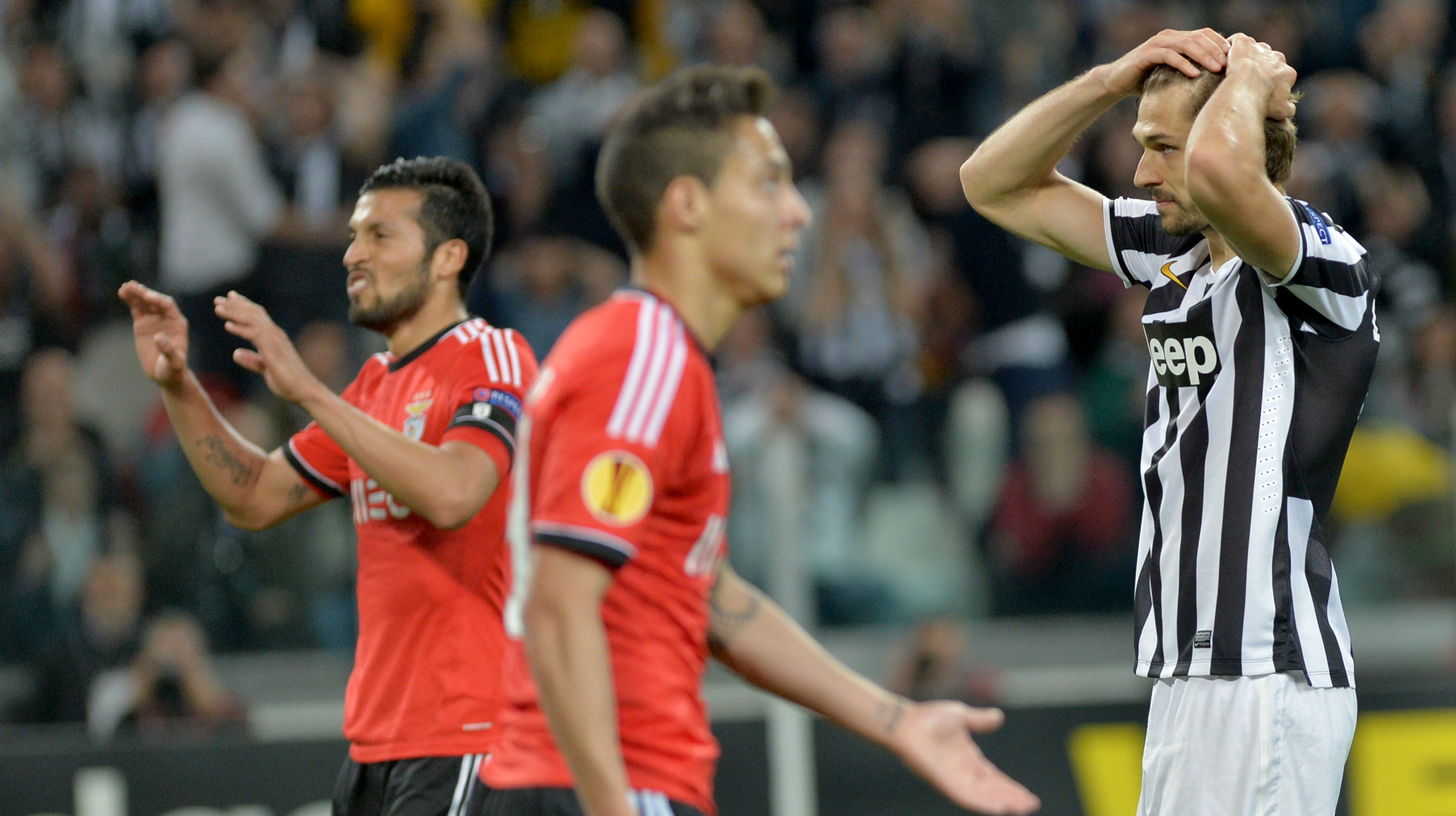 Um Benfica quase impec&aacute;vel proporcionou &agrave; Juve mais uma decep&ccedil;&atilde;o continental