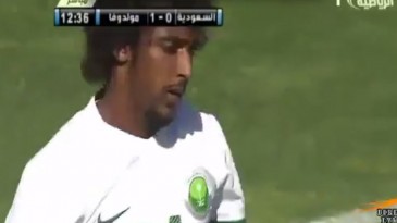 O saudita muito bom de domínio e muito ruim de finalização