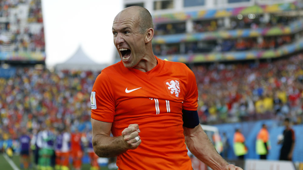 Robben, o craque da Holanda, &eacute; um dos craques da Copa (AP Photo/Frank Augstein)