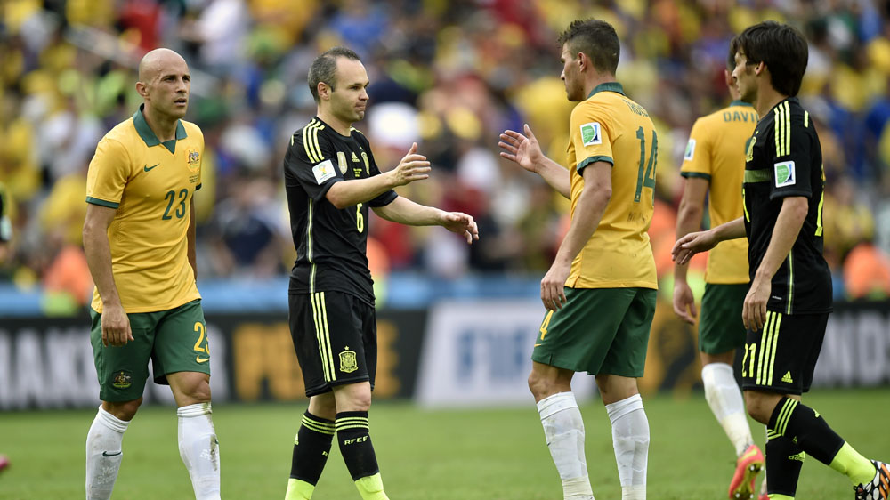 Jogador por jogador, a avalia&ccedil;&atilde;o de Austr&aacute;lia 0x3 Espanha