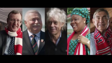 Nem vencedores do Nobel da Paz mantêm a calma quando o assunto é futebol