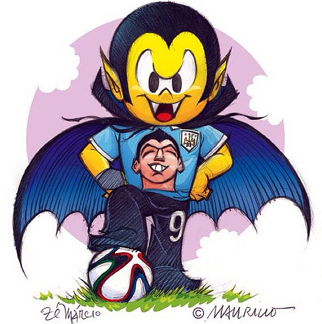 Z&eacute; Vampir homenageia Luis Su&aacute;rez (Divulga&ccedil;&atilde;o)